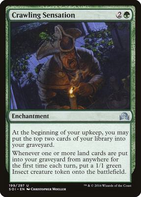 Crawling Sensation card from Shadows over Innistrad