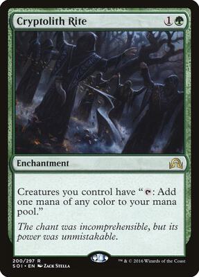 Cryptolith Rite card from Shadows over Innistrad