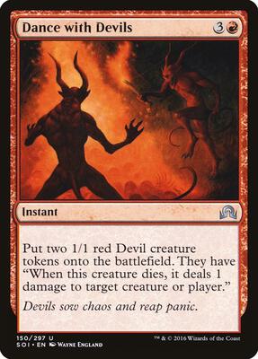 Dance with Devils card from Shadows over Innistrad