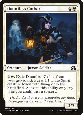 Dauntless Cathar card from Shadows over Innistrad