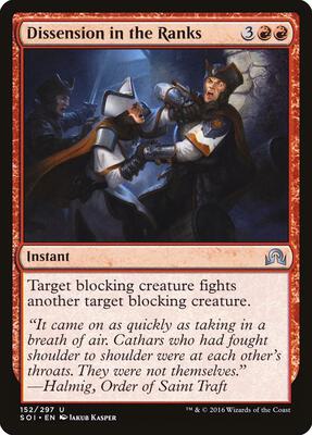 Dissension in the Ranks card from Shadows over Innistrad