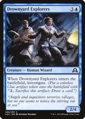 Drownyard Explorers card from Shadows over Innistrad