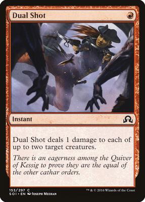 Dual Shot card from Shadows over Innistrad