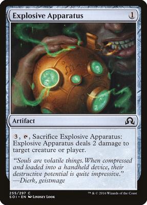 Explosive Apparatus card from Shadows over Innistrad