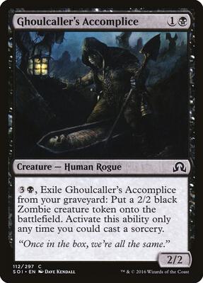 Ghoulcaller's Accomplice card from Shadows over Innistrad
