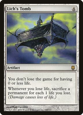 Lich's Tomb card from Darksteel