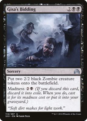 Gisa's Bidding card from Shadows over Innistrad