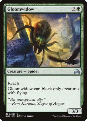 Gloomwidow card from Shadows over Innistrad