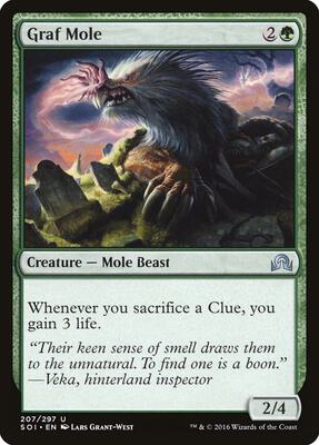 Graf Mole card from Shadows over Innistrad