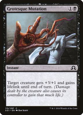 Grotesque Mutation card from Shadows over Innistrad