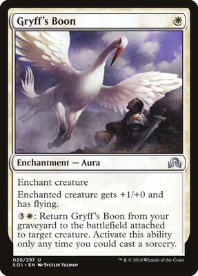 Gryff's Boon card from Shadows over Innistrad
