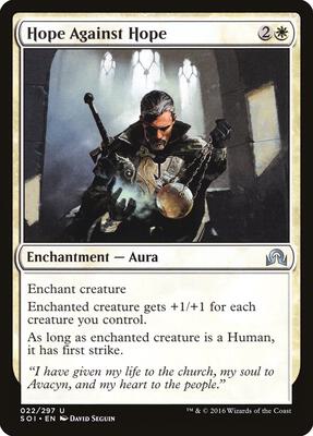 Hope Against Hope card from Shadows over Innistrad