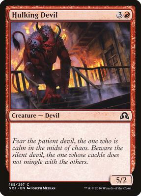 Hulking Devil card from Shadows over Innistrad
