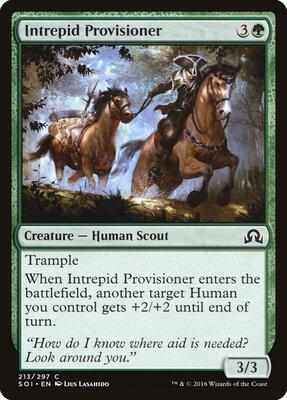 Intrepid Provisioner card from Shadows over Innistrad