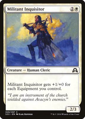 Militant Inquisitor card from Shadows over Innistrad