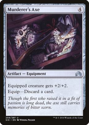 Murderer's Axe card from Shadows over Innistrad