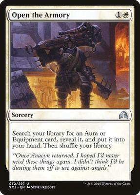 Open the Armory card from Shadows over Innistrad