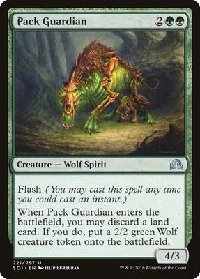 Pack Guardian card from Shadows over Innistrad