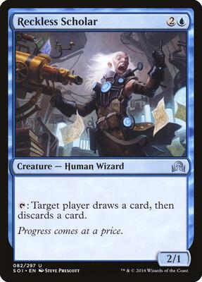Reckless Scholar card from Shadows over Innistrad