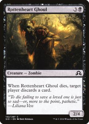Rottenheart Ghoul card from Shadows over Innistrad