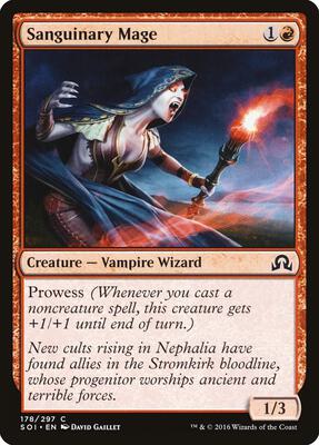 Sanguinary Mage card from Shadows over Innistrad