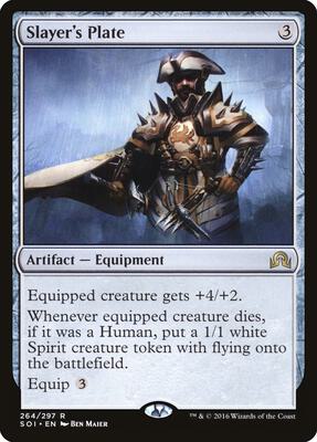Slayer's Plate card from Shadows over Innistrad