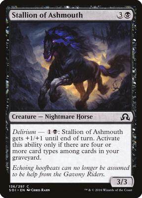 Stallion of Ashmouth card from Shadows over Innistrad