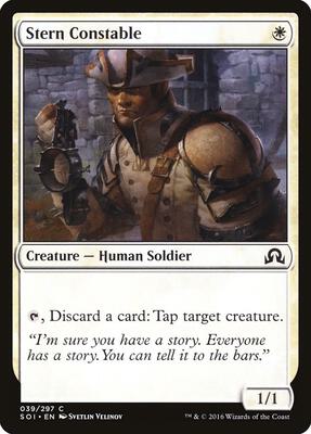 Stern Constable card from Shadows over Innistrad