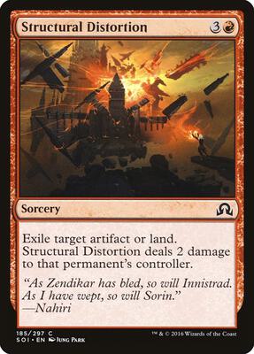 Structural Distortion card from Shadows over Innistrad