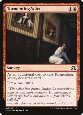 Tormenting Voice card from Shadows over Innistrad