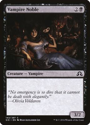 Vampire Noble card from Shadows over Innistrad