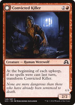 Convicted Killer card from Shadows over Innistrad
