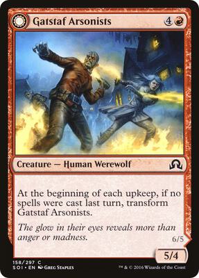 Gatstaf Arsonists card from Shadows over Innistrad
