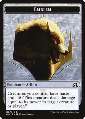Emblem - Arlinn Kord card from Shadows over Innistrad