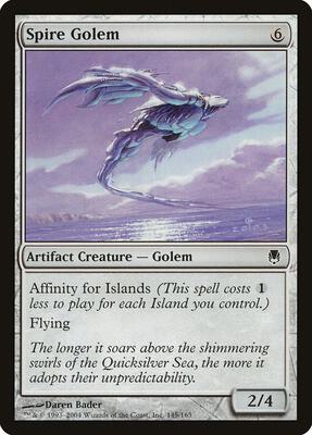 Spire Golem card from Darksteel