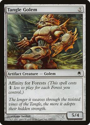 Tangle Golem card from Darksteel