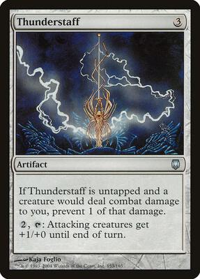 Thunderstaff card from Darksteel
