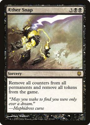 Aether Snap card from Darksteel