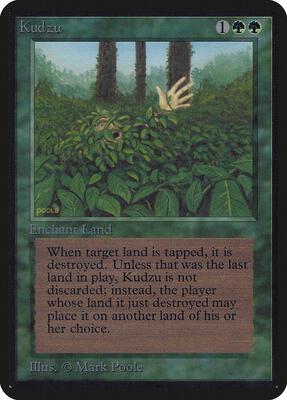 Kudzu card from Alpha Edition