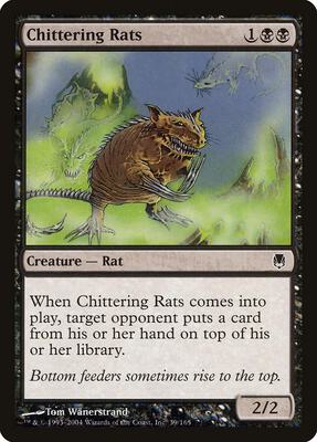 Chittering Rats card from Darksteel