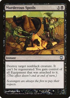 Murderous Spoils card from Darksteel