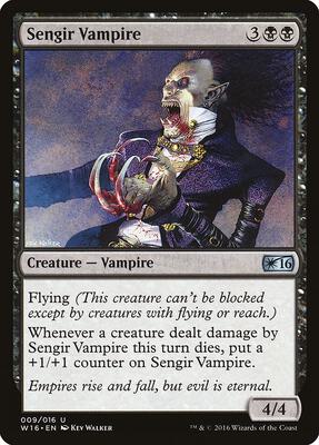 Sengir Vampire card from Welcome Deck 2016