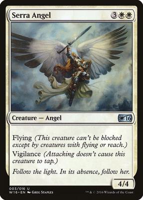 Serra Angel card from Welcome Deck 2016