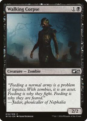 Walking Corpse card from Welcome Deck 2016