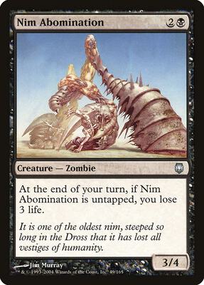 Nim Abomination card from Darksteel