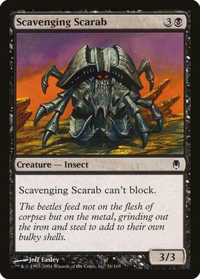Scavenging Scarab card from Darksteel