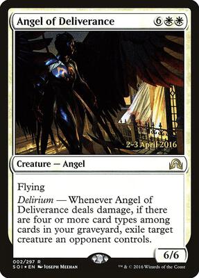Angel of Deliverance card from Prerelease Cards