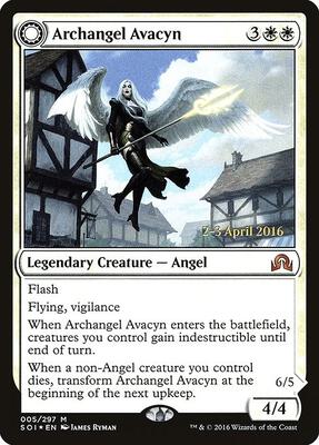 Archangel Avacyn card from Prerelease Cards