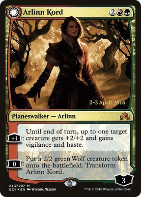 Arlinn Kord card from Prerelease Cards