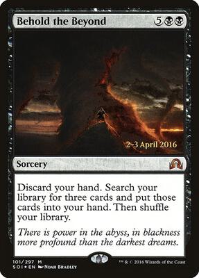 Behold the Beyond card from Prerelease Cards